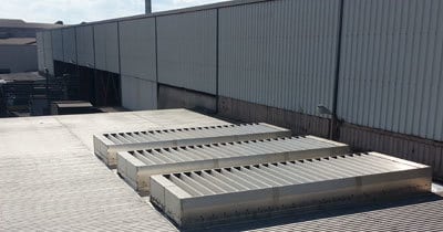 Steel Mill Rooftop Ventilation Labyrinth