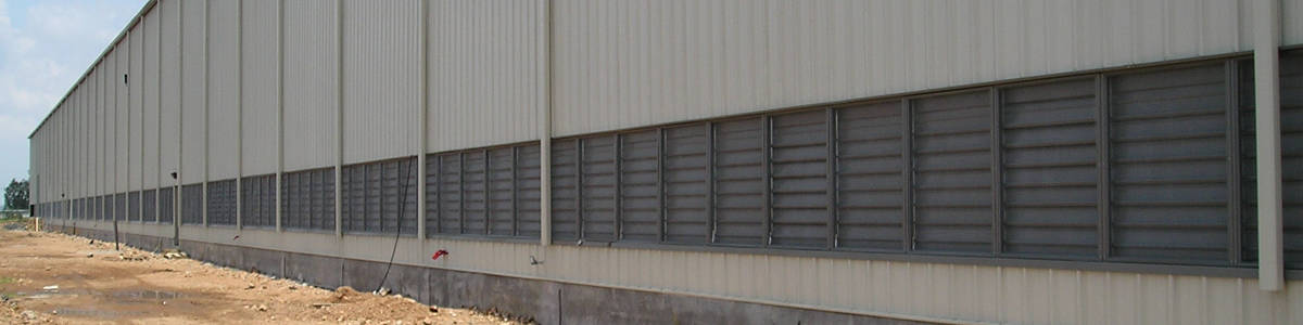 Industrial Exhaust Louvers