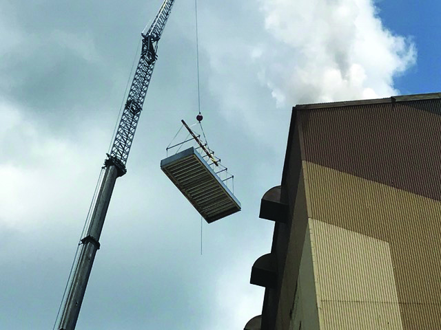 hoisted MCI installation