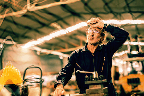 How long can a factory worker work in a hot building? Longer with a Moffitt Ventilation Solution